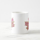 Mug Artefact De Chute - Aquarelle Boho En Violet (Centre)