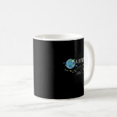 Mug Artemis 1 Carte de route SLS Mission de lancement  (Devant droit)