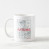 Mug Artémis Mythologie grecque Histoire unique (Gauche)