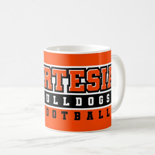 Mug Artesia Bulldogs Touchdown (Devant droit)