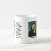 Mug Arthur Schopenhauer Talent contre Genius Citation (Centre)
