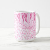 Mug Artichaut Rose Pâle de William Morris (Devant droit)