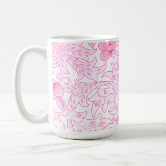 Mug Artichaut Rose Pâle de William Morris (Gauche)
