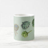 Mug Artichoke Moderne Vintage Légumes (Centre)