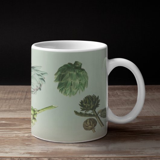 Mug Artichoke Moderne Vintage Légumes