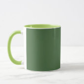 Mug Artichoke vert (couleur solide) (Gauche)