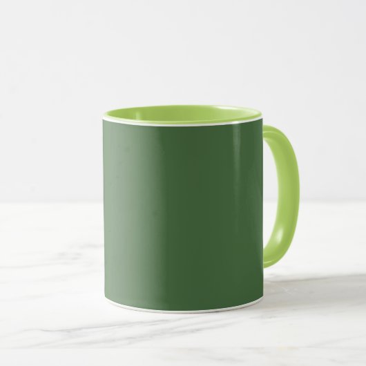 Mug Artichoke vert (couleur solide) (Devant droit)
