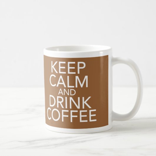 Mug Articles Cadeaux « Gardez votre calme et buvez du (Droite)