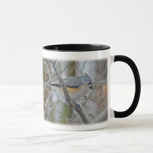 Mug Articles de mésange tuftée (Baeolophus bicolore) (Droite)