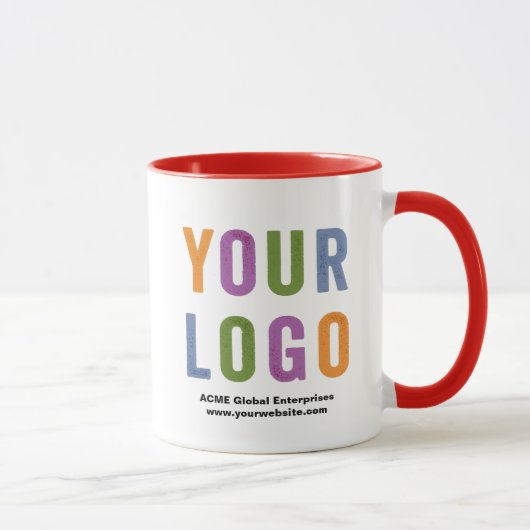 Mug Articles promotionnels Pas de minimum, Logo Couleu (Droite)