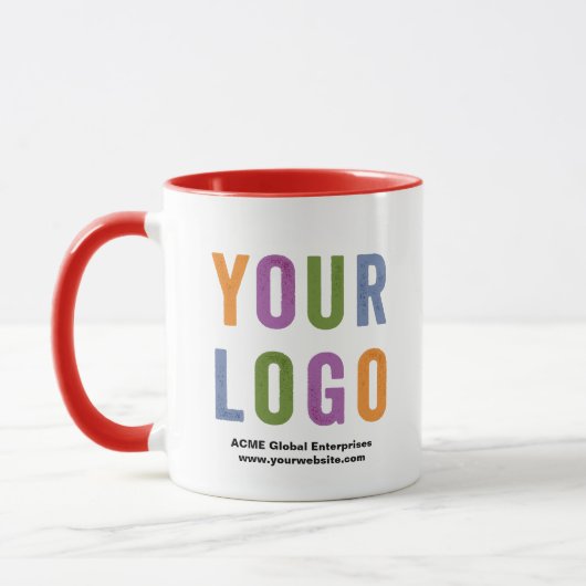 Mug Articles promotionnels Pas de minimum, Logo Couleu (Gauche)