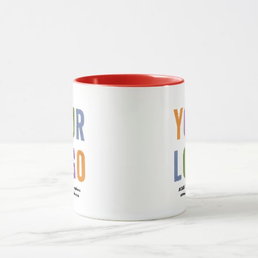Mug Articles promotionnels Pas de minimum, Logo Couleu (Centre)