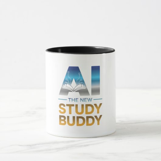 Mug Artificial Intelligence Study Buddy Design (Centre)
