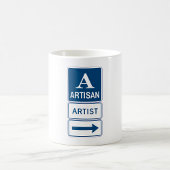 Mug Artisan Studio Signer flèche directionnelle