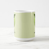 Mug Artisanat Crochet vert Pomme Nom Monogramme (Centre)