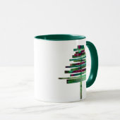 Mug Artisanat moderne sapin de Noël (Devant droit)