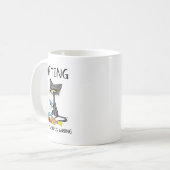 Mug Artisanat Parce Que Le Meurtre Est Une Mauvaise Ar (Devant gauche)