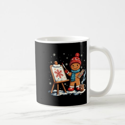 Mug Artist Gingerbread Painter Art Teacher Student Chr (Droite)
