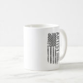 Mug Artist USA Flag Distressed design (Devant droit)