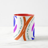 Mug Artiste Abstrait de couleur exceptionnelle personn (Centre)
