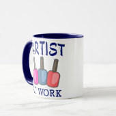 Mug Artiste au travail (Devant gauche)