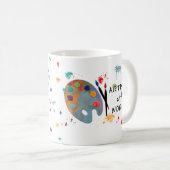 Mug Artiste au travail (Devant droit)