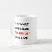 Mug artiste de papier, génial (Devant gauche)