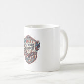 Mug Artiste de patchwork patriotique (Devant droit)