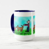 Mug Artiste de remplacement (Devant gauche)