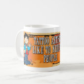 Mug Artiste de tatouage (Devant gauche)