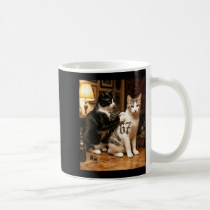 Mug Artiste de tatouage de chat 67 Six Seven Seis Siet