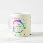 Mug Artiste de votre propre vie Citation inspirante (Devant gauche)