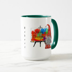 Mug Artiste Gnome de vacances personnalisée