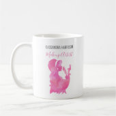 Mug Artiste maquillage Femme Silhouette Aquarelle Beau (Gauche)