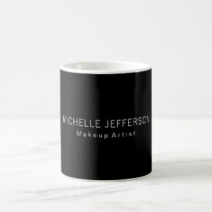 Mug Artiste maquillage noir et blanc Entreprise unique