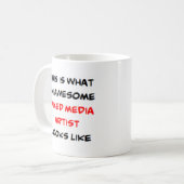 Mug artiste multimédia mixte, génial (Devant gauche)
