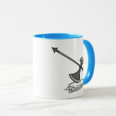 Mug ARTISTE NON INSPIRÉ par Jeff Willis Art (Devant droit)