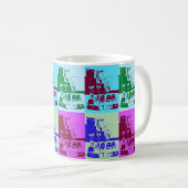 Mug Artiste palette pop art (Devant droit)