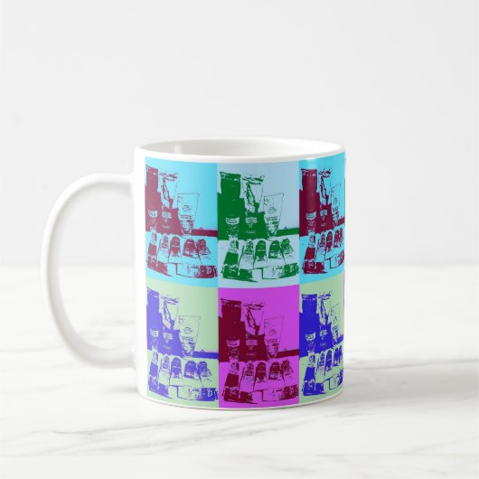 Mug Artiste palette pop art (Gauche)