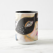 Mug Artiste Whimsical Marie Antoinette Queen Blue Fun (Centre)