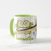 Mug Artistes palette et peinture de pinceau (Devant gauche)