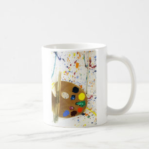 Mug Artistes Peinture Splatter et Palette de Peinture