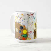 Mug Artistes Peinture Splatter et Palette de Peinture (Devant gauche)