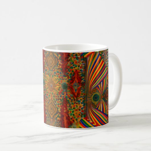 Mug Artistic Abstract Pattern Tie for cup (Devant droit)