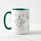 Mug Artistic Design Fleur de Lis Carnaval de la No (Gauche)