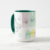 Mug Artistic Design Fleur de Lis Carnaval de la No (Devant gauche)
