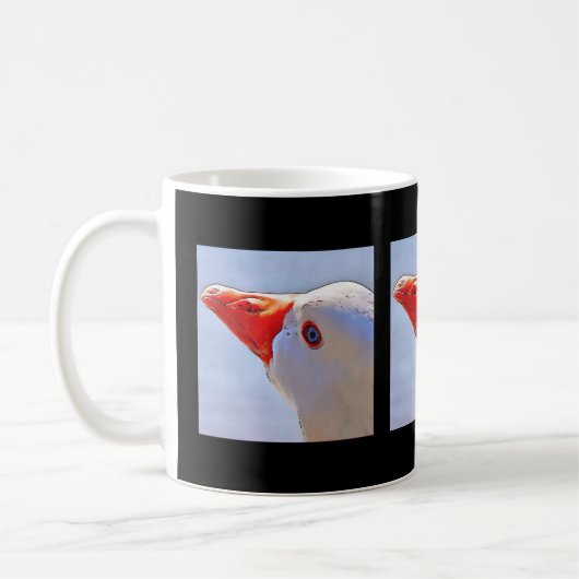 Mug Artistic Duck Black Outline Art Tapestry (Gauche)