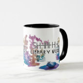Mug Artistic Two-Tone Book Lover Coffee Cup (Devant droit)