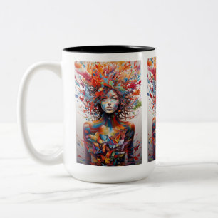 Mug Artistique Féminine ! Café "Telekinetics" 15oz