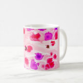 Mug Artistique Rose (Devant droit)
